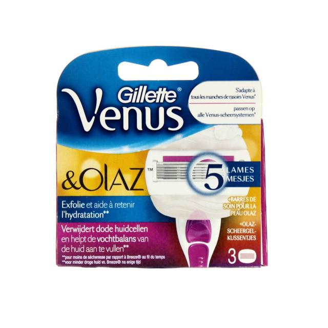 Gillette Venus Olay 3 refill blades