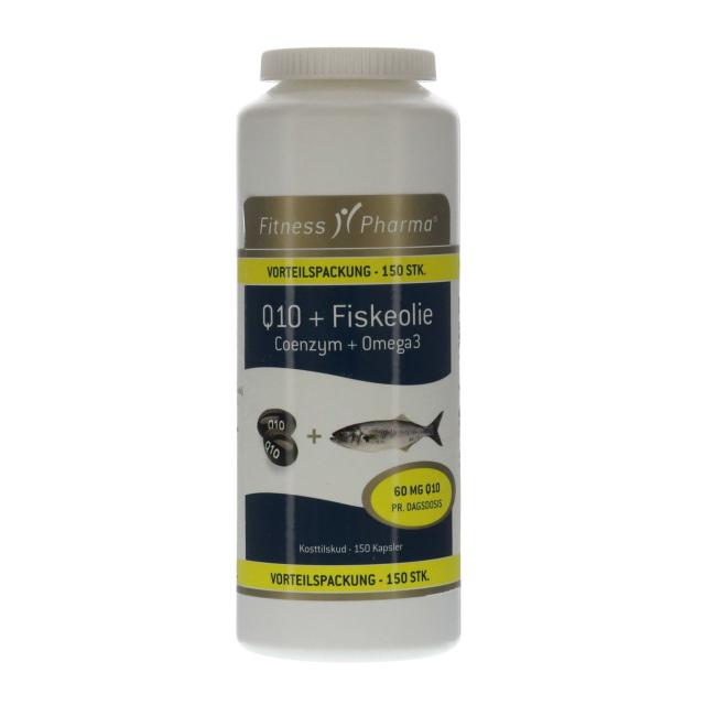 Fitness Pharma Q10 & fiskeolie / CoQ10 & Omega 3 150 pcs.