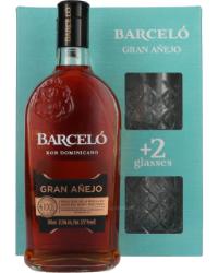 Barceló Gran Anejo  37,5% - 0,7l GB + 2 Glass