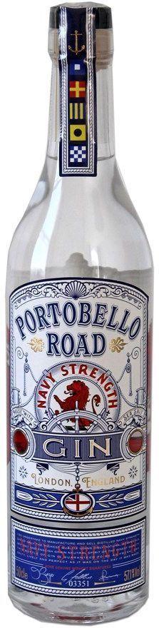 Portobello Road Navy Strength Gin 57,1% - 0,5l