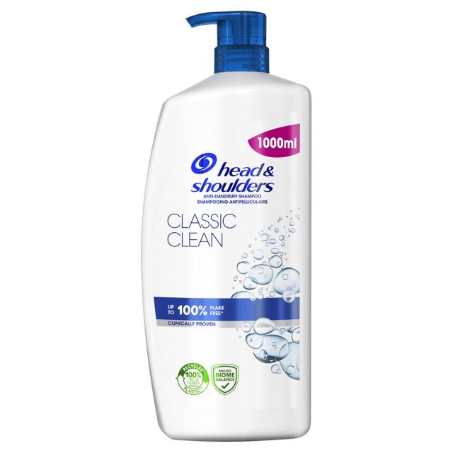 Head & Shoulders Shampoo Classic Clean 1000ml