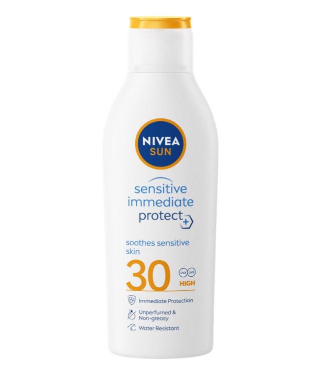 NIVEA SUN sensitive immediate protect SPF 30 lotion 200ml