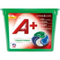 A+ Detergent Capsules Traditional 38 pcs.