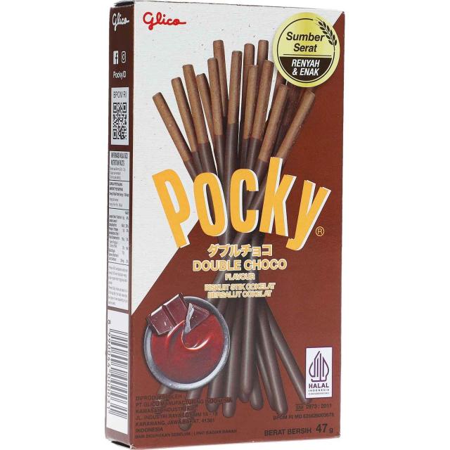 Glico Pocky Double Choco Flavour 47g