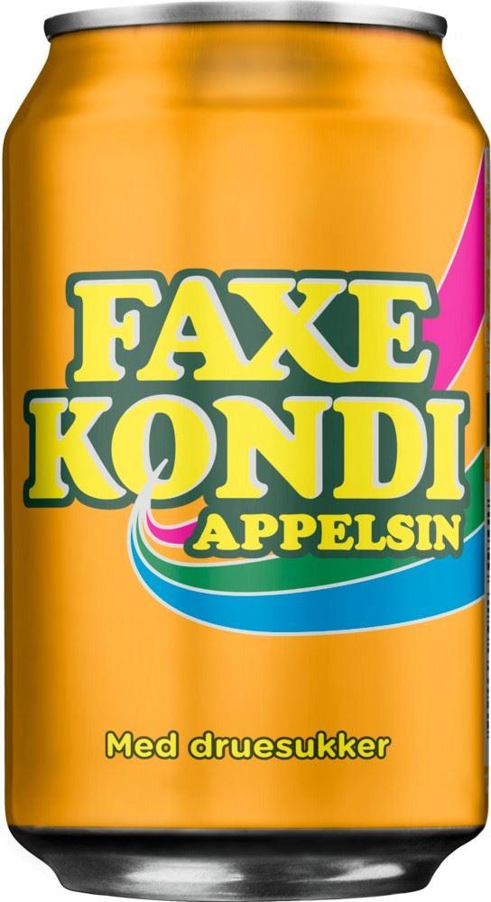 Faxe Kondi Appelsin 24x330ml Can