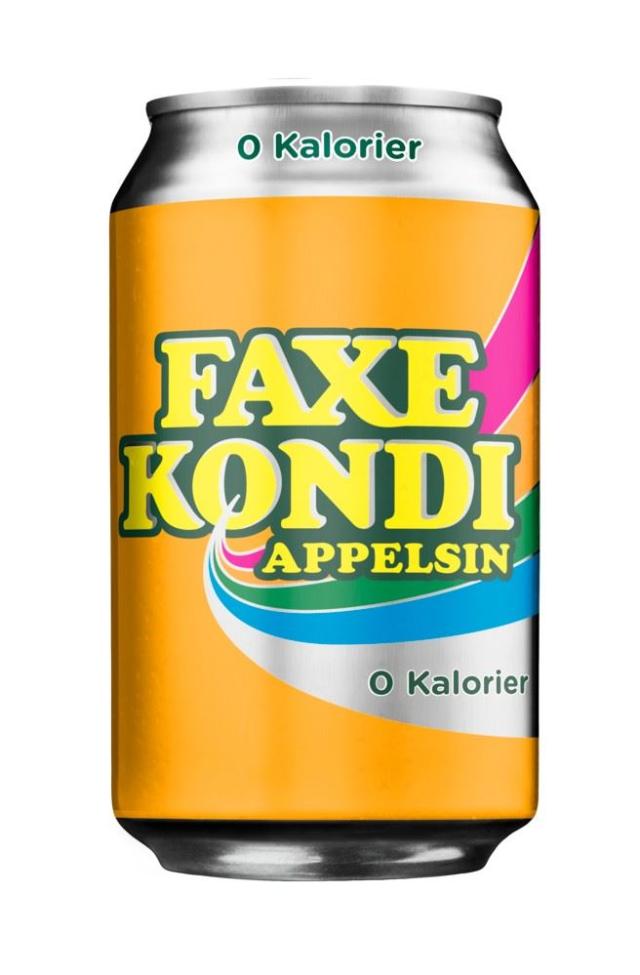 Faxe Kondi Appelsin 0 Kalorier 24x330ml Can