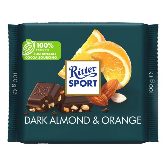 Ritter Sport Dark Almond & Orange 100g - ITR