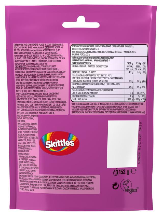 Skittles Wild Berry 152g