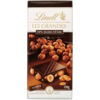 Lindt Les Grandes 34% Haselnüsse Feinherb 150g