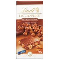 Lindt Les Grandes 34% Haselnüsse Milch 150g