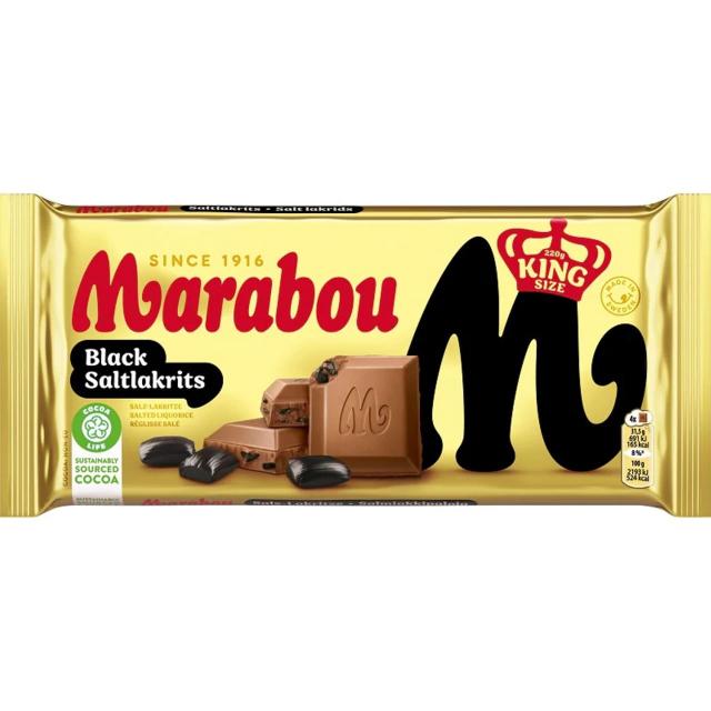 Marabou Black Saltlakrits 220g - ITR