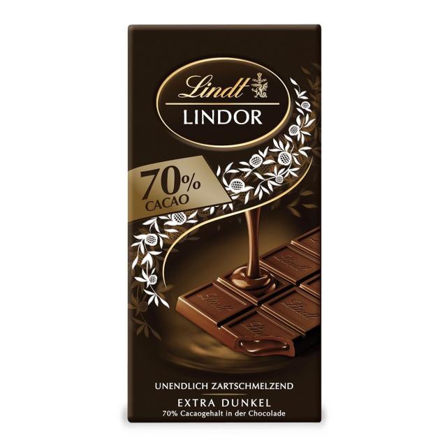 Lindt Lindor Extra Dunkel 70% 100g