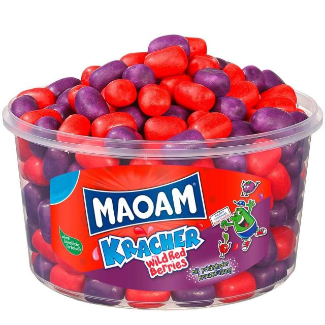 Maoam Frucht Kracher Wild Red Berries 265pcs. 1,2kg