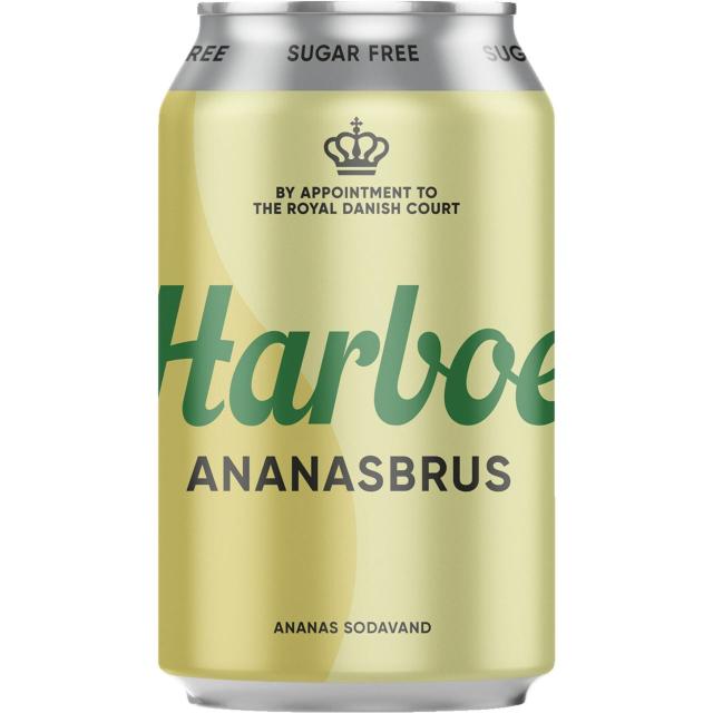 Harboe Ananasbrus 24x330ml Can - sugar free