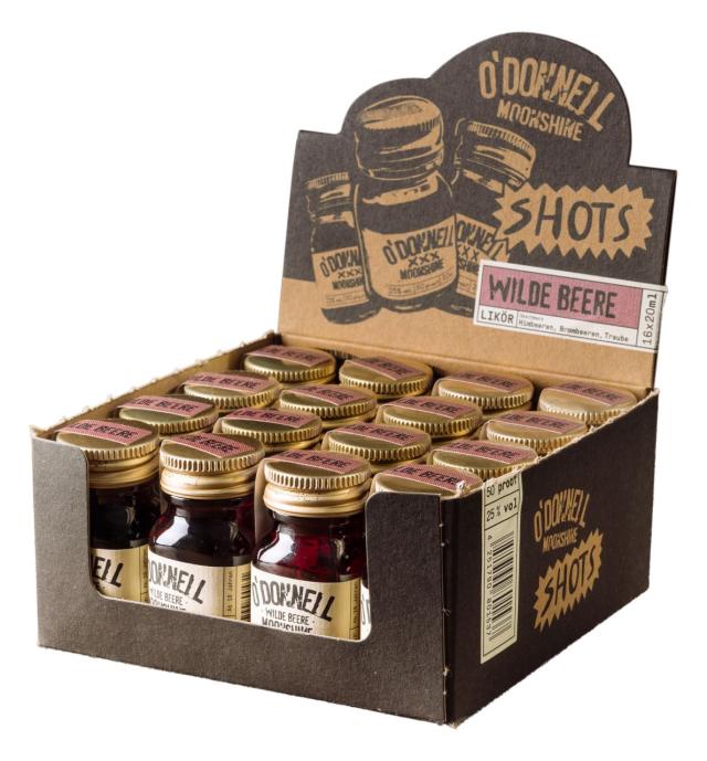 O'Donnell Moonshine Microbox Wilde Beere 25% 16x20ml