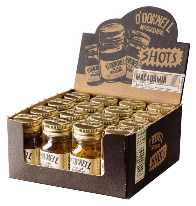 O'Donnell Moonshine Microbox Macadamia 20% 16x20ml