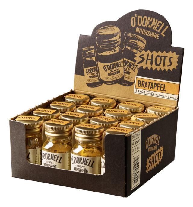 O'Donnell Moonshine Microbox Bratapfel 20% 16x20ml