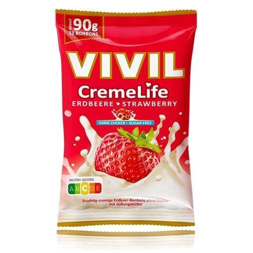 Vivil CremeLife Strawberry 90g - sugar free