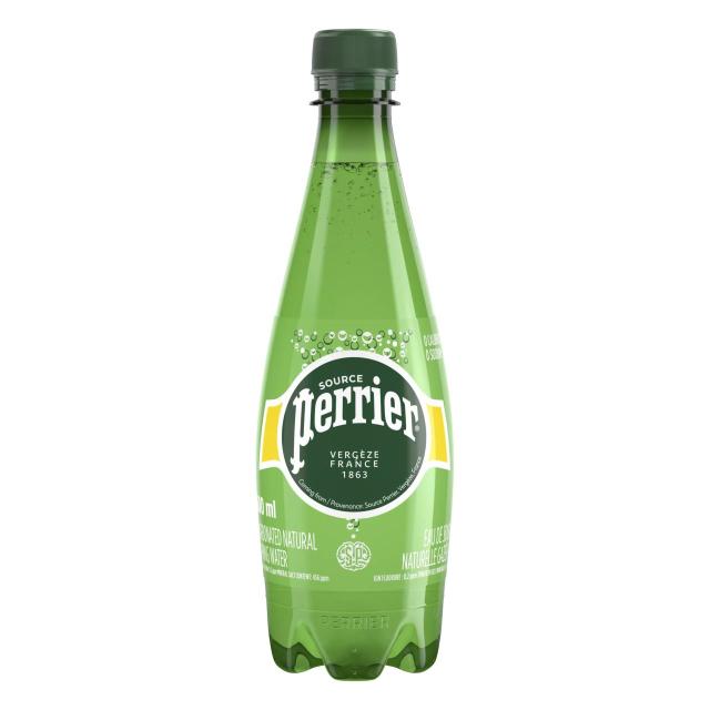 Perrier Natural Carbonated Water 24x500ml PET Bottle