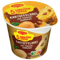 Maggi 5 Minuten Terrine Kartoffelbrei mit Fleischklößchen 46g