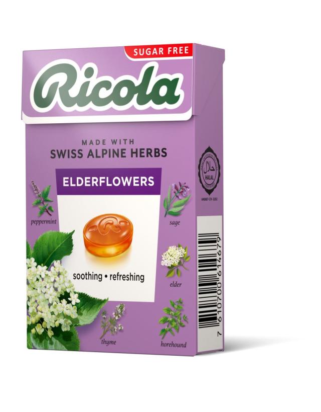 Ricola Elderflowers 40g - sugar free