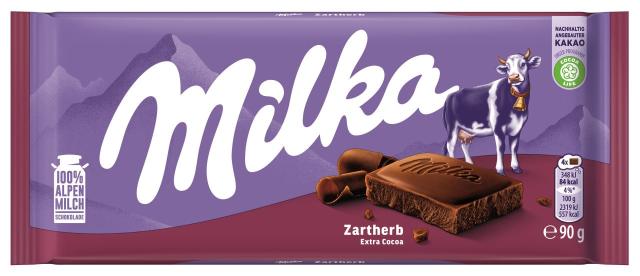 Milka Zartherb 90g