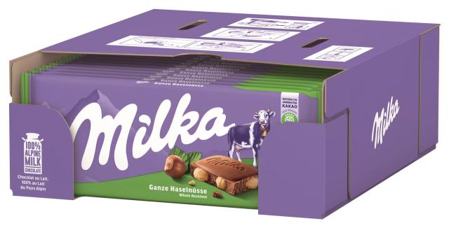 Milka Ganze Haselnüsse 95g