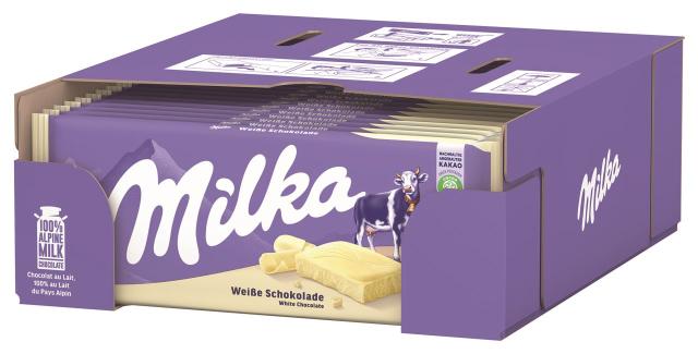 Milka Weiße Schokolade 90g