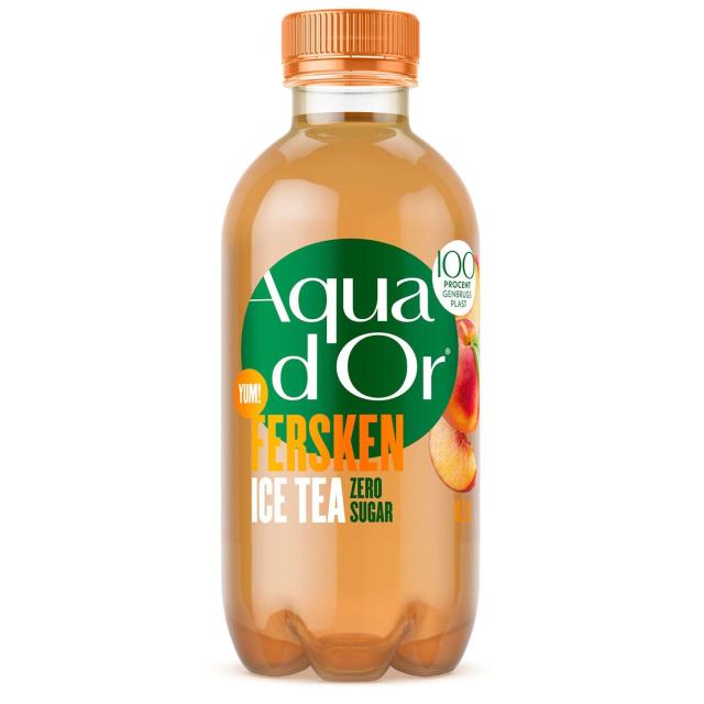 Aqua d'Or Ice Tea Fersken 20x300ml Bottle PET - zero sugar
