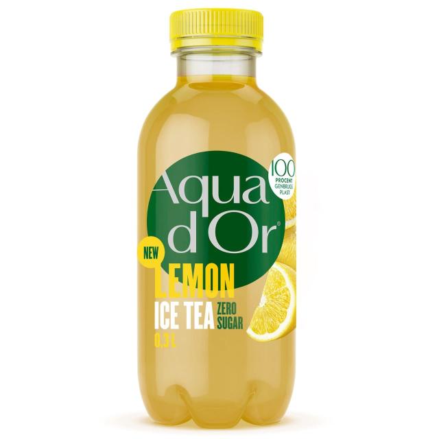 Aqua d'Or Ice Tea Lemon 20x300ml Bottle PET - zero sugar