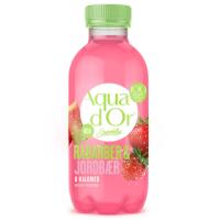 Aqua d'Or Sparkles Rabarber & Jordbær 20x300ml Bottle PET - 0 kalorier