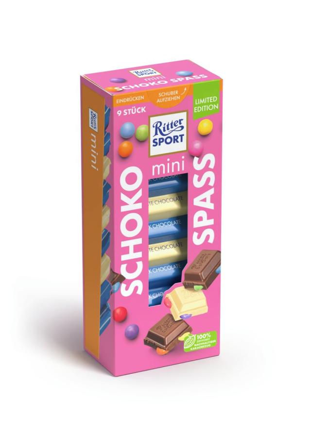 Ritter Sport mini Schoko Spass 9 pcs. 150g