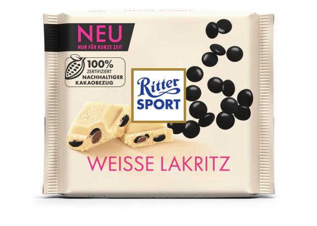 Ritter Sport Weisse Lakritz 100g