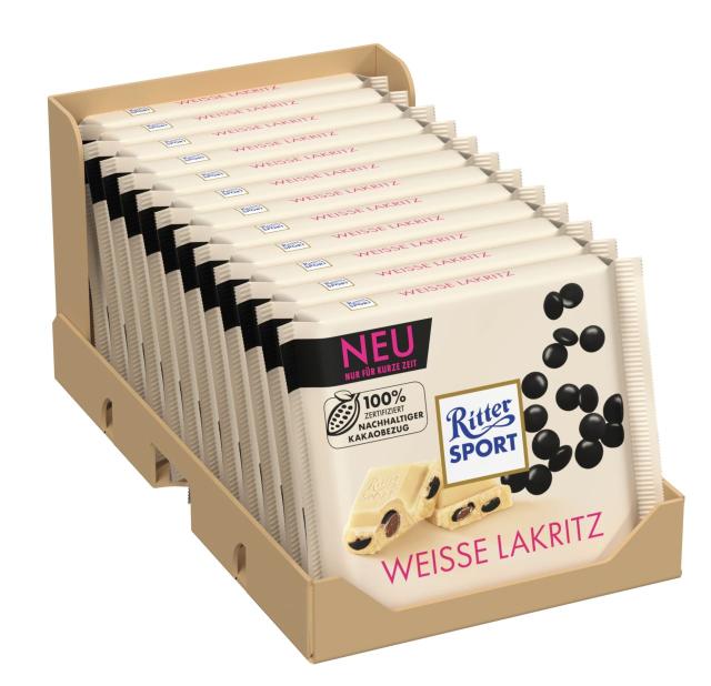 Ritter Sport Weisse Lakritz 100g