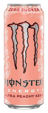 Monster Energy Ultra Peachy Keen Zero Sugar 12x500ml Can CCEP