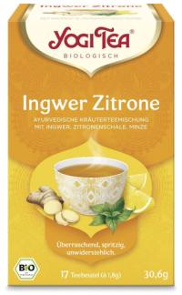 Yogi Tea Ingwer Zitrone 17 pcs. 30,6g - Bio DE-ÖKO-034