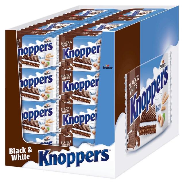 Knoppers Black & White 8-pack 200g