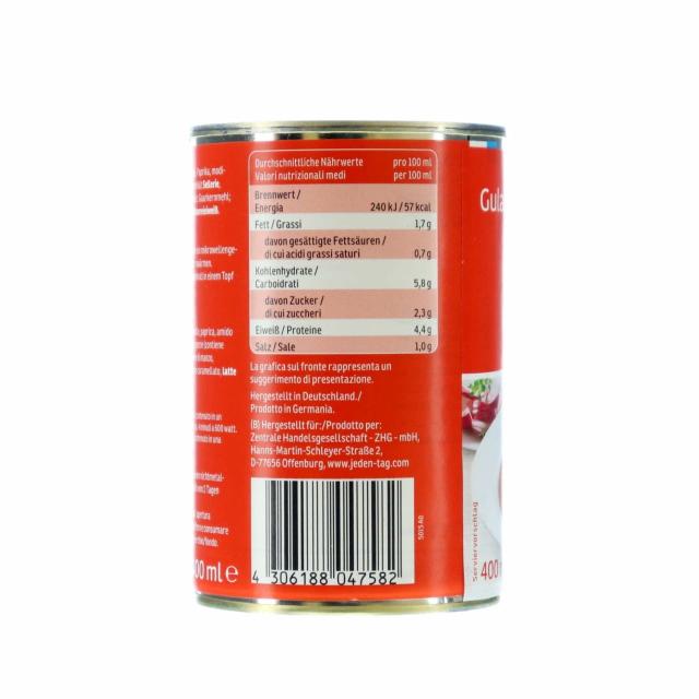 Jeden Tag Gulaschsuppe 400ml
