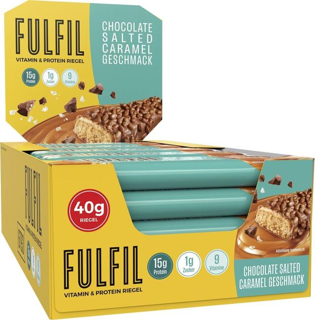 FulFil Vitamin & Protein Riegel Chocolate Salted Caramel 40g