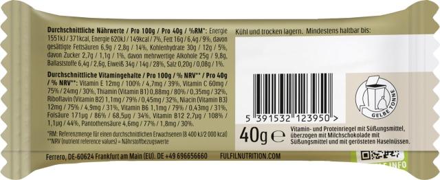 FulFil Vitamin & Protein Riegel Chocolate & Hazelnut 40g
