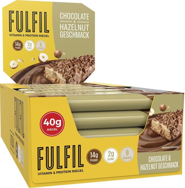 FulFil Vitamin & Protein Riegel Chocolate & Hazelnut 40g