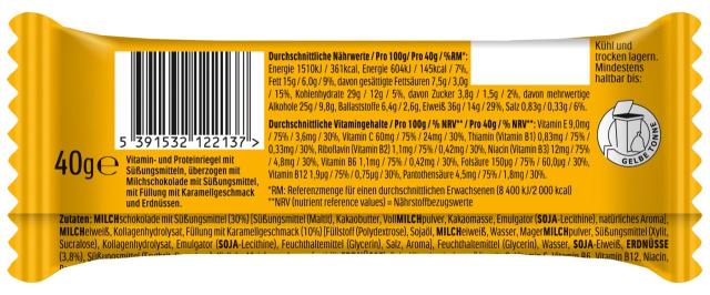 FulFil Vitamin & Protein Riegel Chocolate Peanut & Caramel 40g