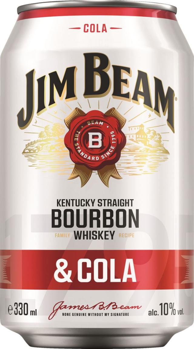 DPG Jim Beam & Cola 10% 24x330ml Can
