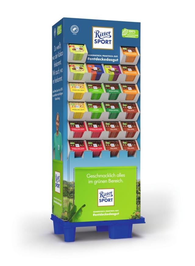 Ritter Sport Nuss Klasse 100g Disp.