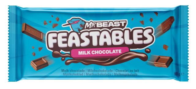 MrBeast Feastables Milk Chocolate 60g