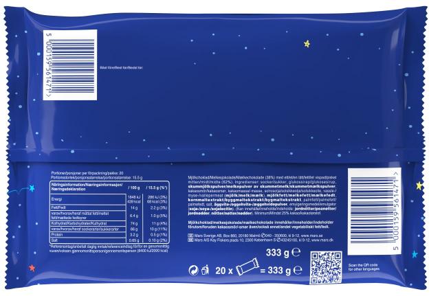 MilkyWay Minis 20 pcs. 333g