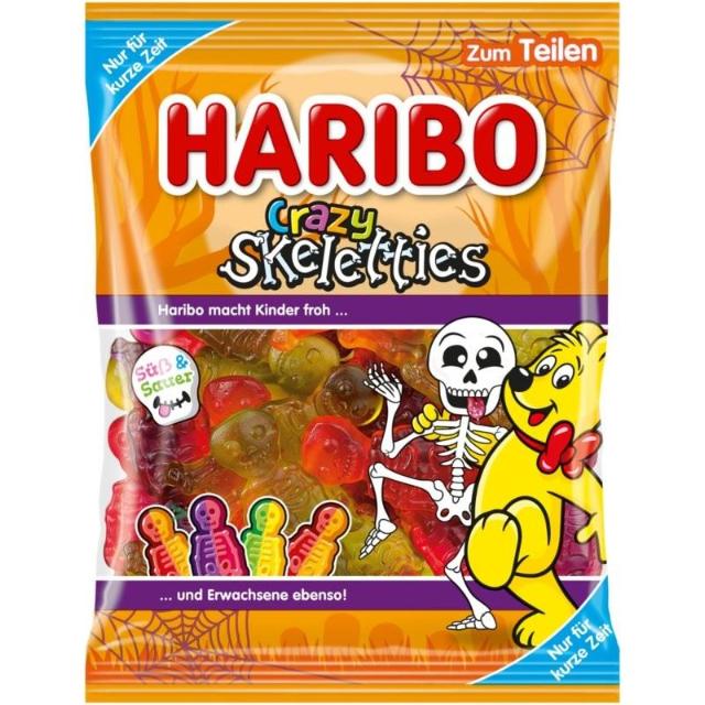 Haribo Crazy Skeletties 160g - süß & sauer