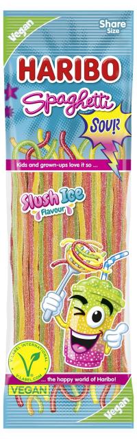 Haribo Spaghetti Sour Slush Ice Flavour 200g - vegan