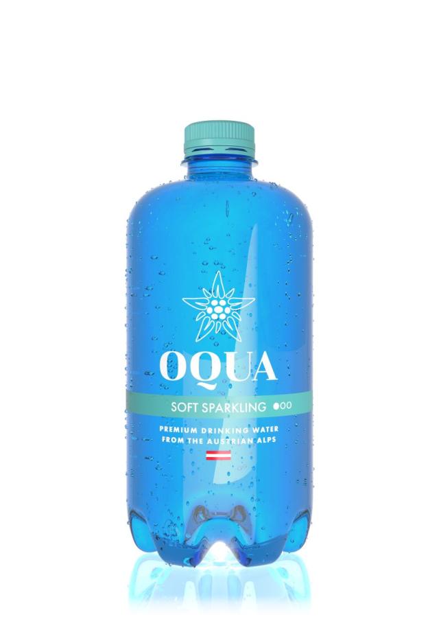 OQUA Soft Sparkling 24x600ml Bottle PET