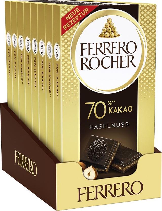 Ferrero Rocher 70% Kakao Haselnuss 90g